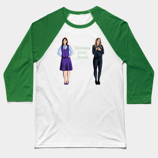 Choose your Janet Baseball T-Shirt by nickbeta